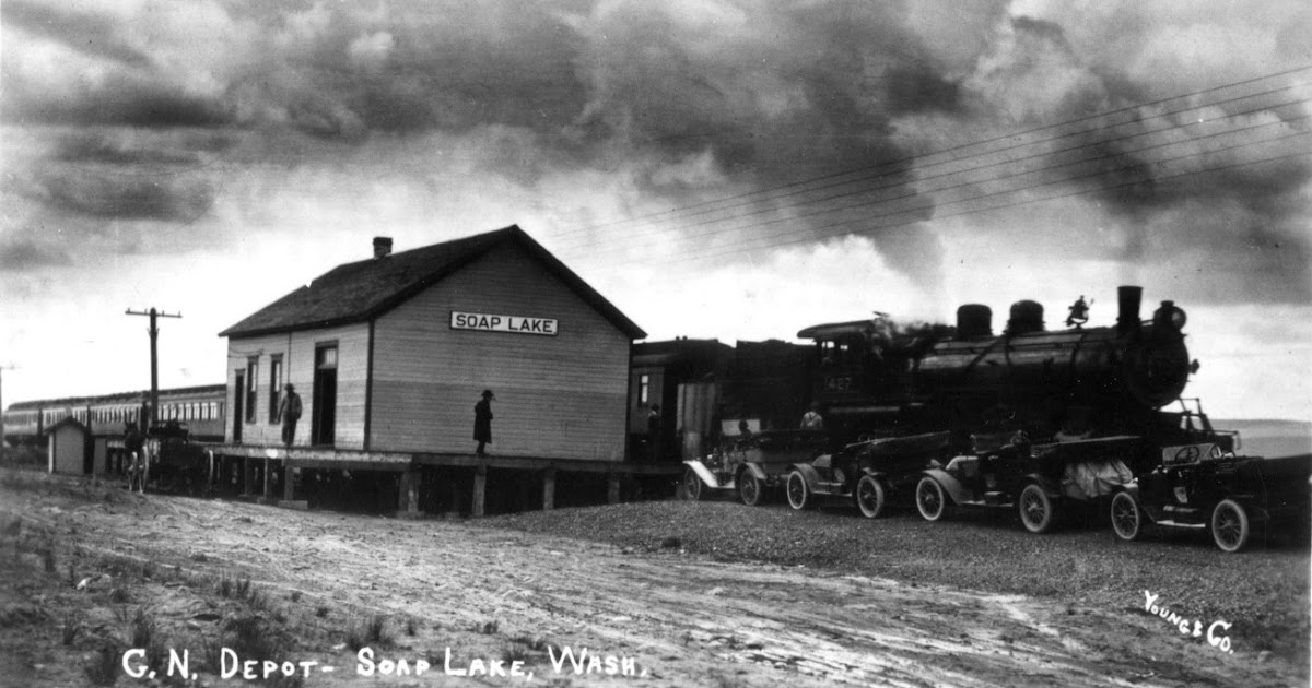 Big Bend Railroad History Pre1911 Soap Lake Depot