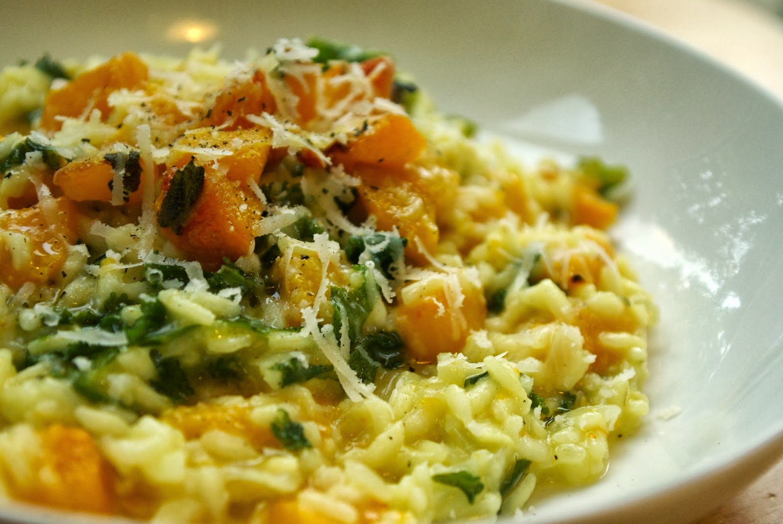 Butternut squash and kale risotto Mrs Rachel Brady