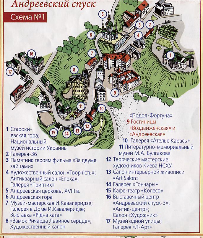 Андреевский спуск фото Андреевский спуск фото