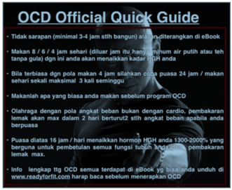 Starhope Fitness Obsessive Corbuzier Diet Ocd