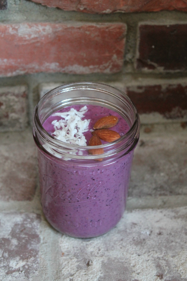 Silken Tofu Mixed Berries Vegan Breakfast Smoothie
