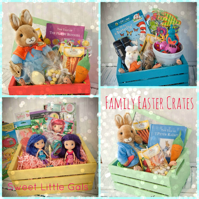 Sweet Little Gals DIY Family Easter Crates {and Centerpiece}