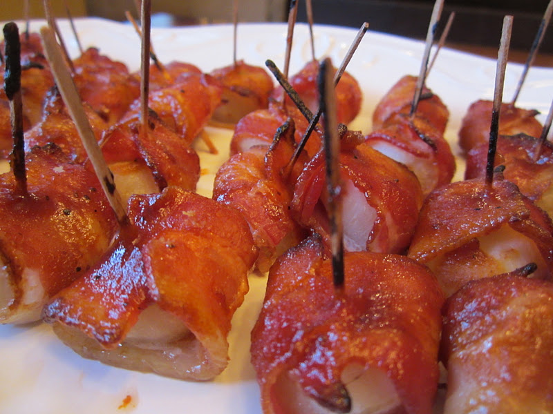 Lisa's Dinnertime Dish BBQ Bacon Wrapped Water Chestnuts