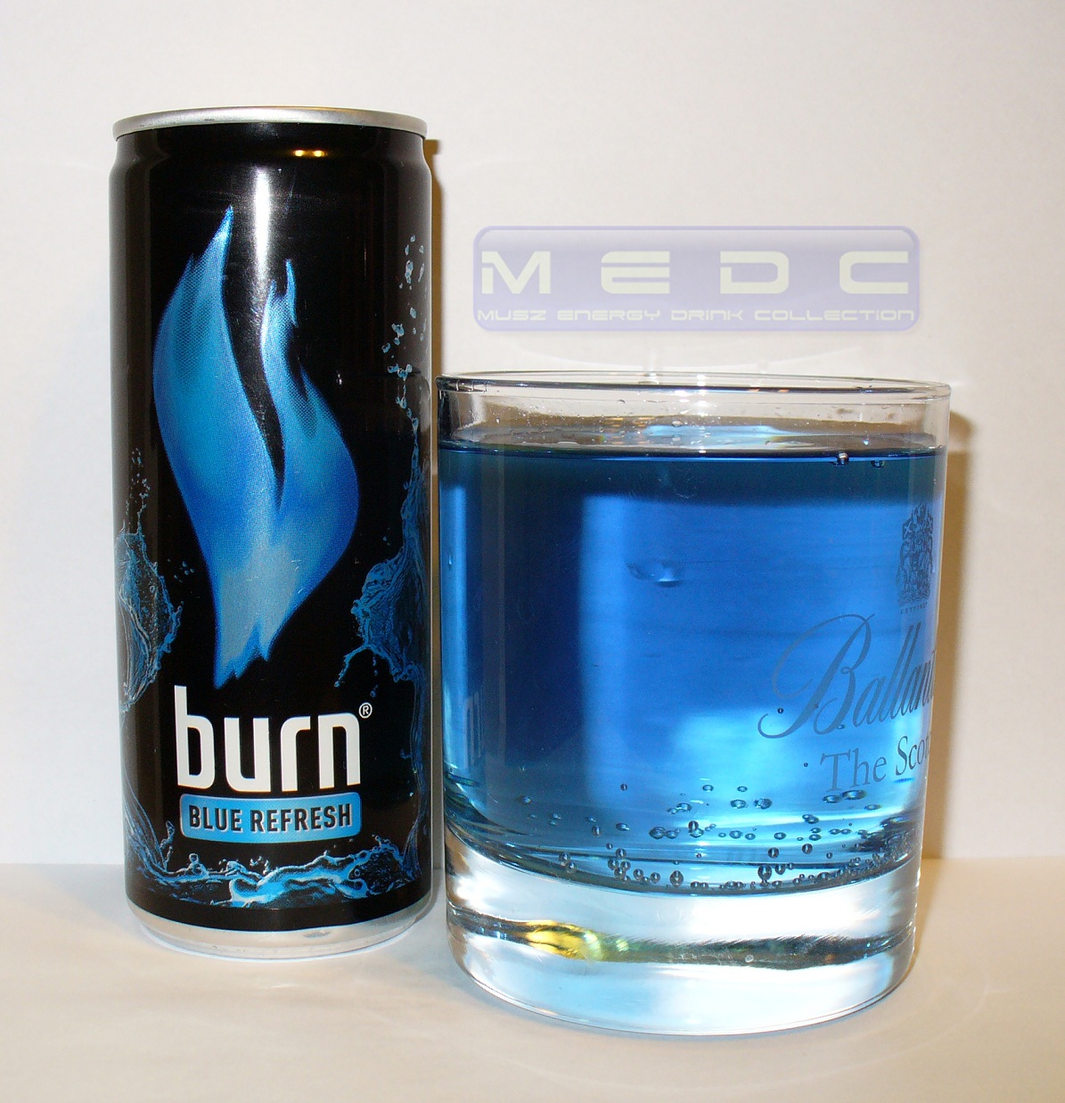 World of Energy Drinks Energy Drink Test 39 Burn Blue Refresher