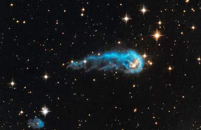SPACE-HUBBLE-BLUE TADPOLE