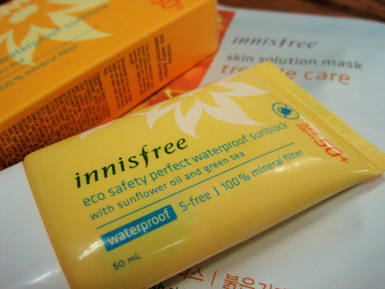 Honey & Dreams Innisfree Eco Safety Perfect Waterproof Sunblock SPF50