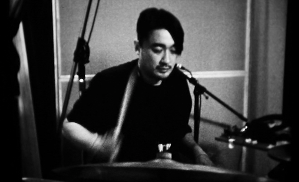 Legendary drummer Jun Kung 恭碩良 recording for Sandy Lam's album