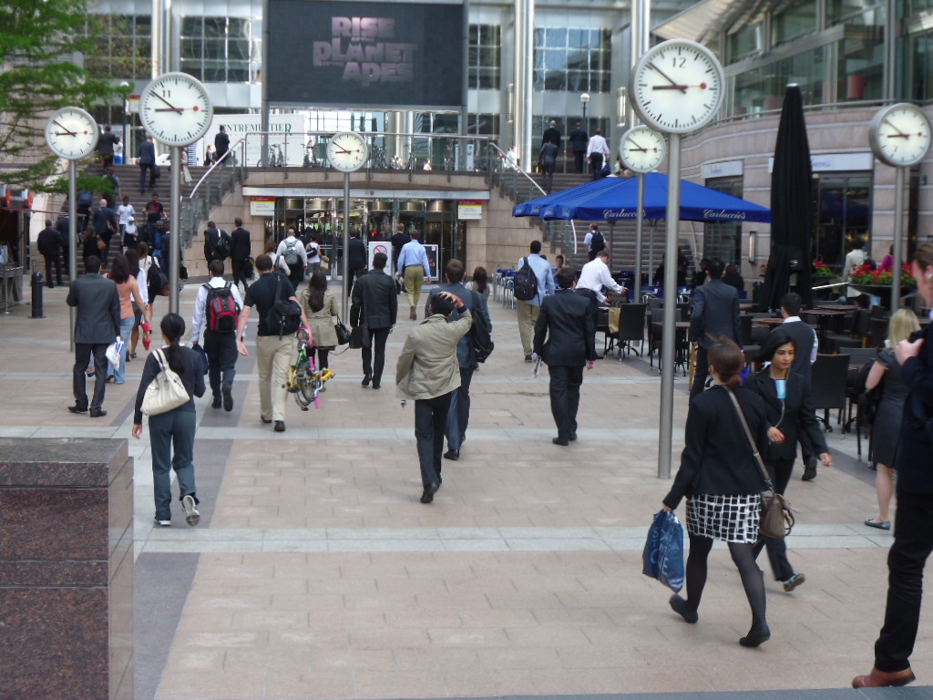 Canary Wharf Clocks