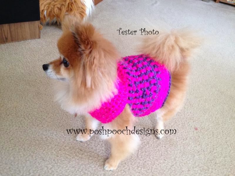 Posh Pooch Designs Dog Clothes Reflective Yarn Dog Sweater