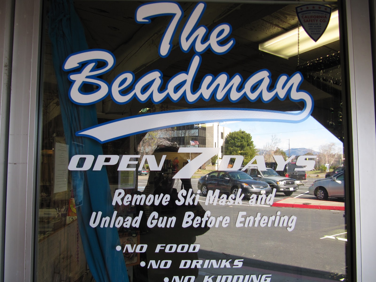 I push my own buttons The Beadman Redding, California