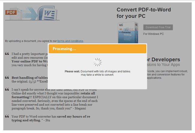 E-pdf To Word Converter