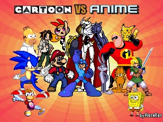 Cartoon-Anime Mugen Cartoon+vs+anime