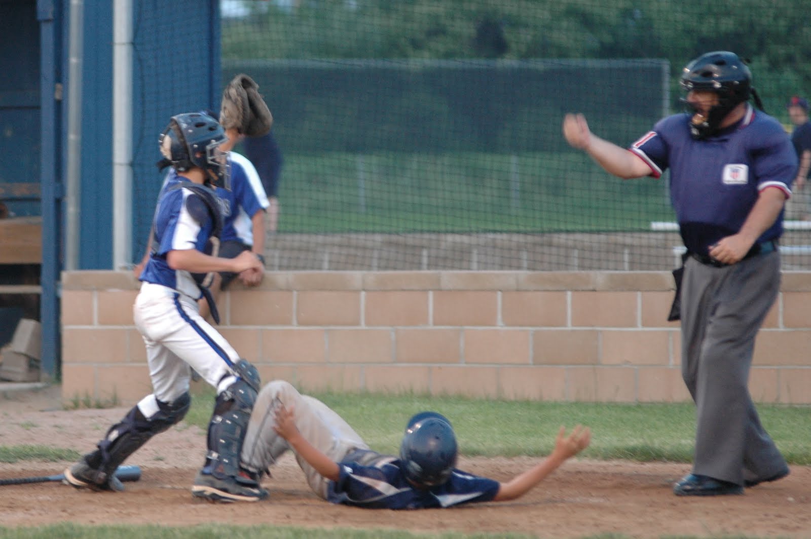 STATS DAD Youth Baseball How to Block the Plate to Avoid Injury