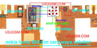 Nokia Lumia 920 insert Sim Problem Solution Check this trick Chack This Sim ic. change this sim ic or make this jumper use copper coil. it's working 100% Nokia lumia 920 insert sim way.