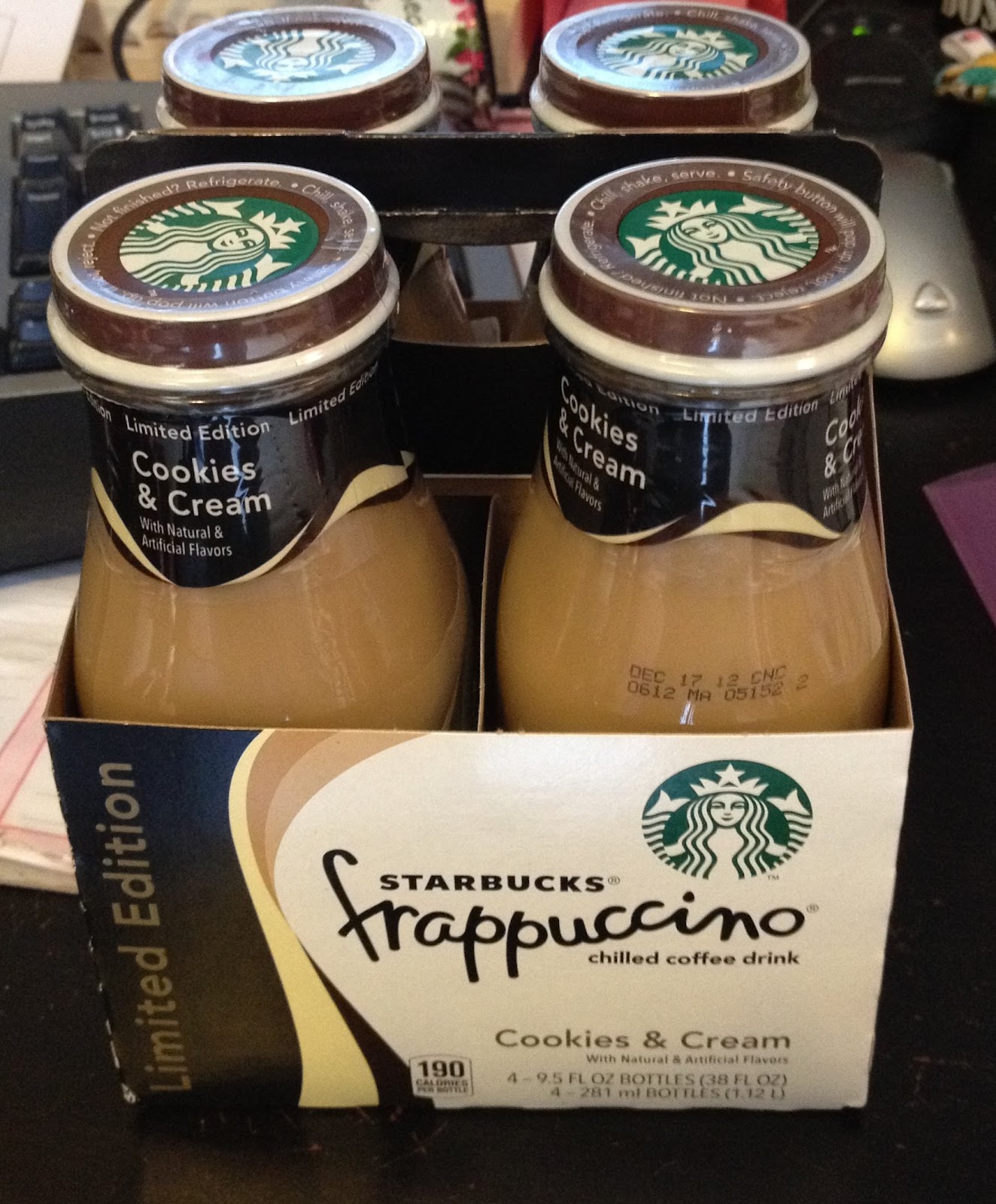 Quilted Cupcake Starbucks Cookies & Cream