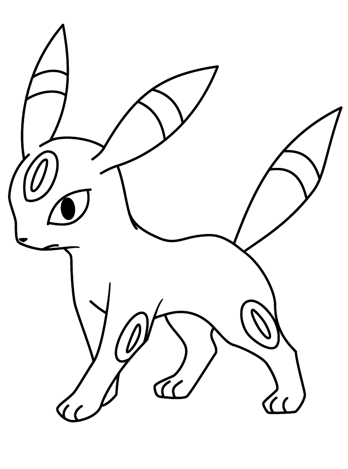 Desenhos para colorir Pokemon - Eevee - Desenhos Pokemon