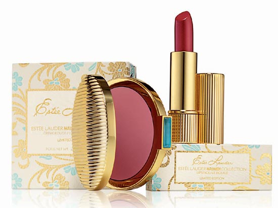 Estee Lauder Limited Edition Gold Cocktail Ring Solid Perfume Compact Estee Lauder Limited Edition Gold Cocktail Ring Solid Perfume Compact