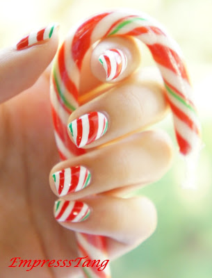 Imágenes de uñas navideñas fáciles - Belleza y Peinados