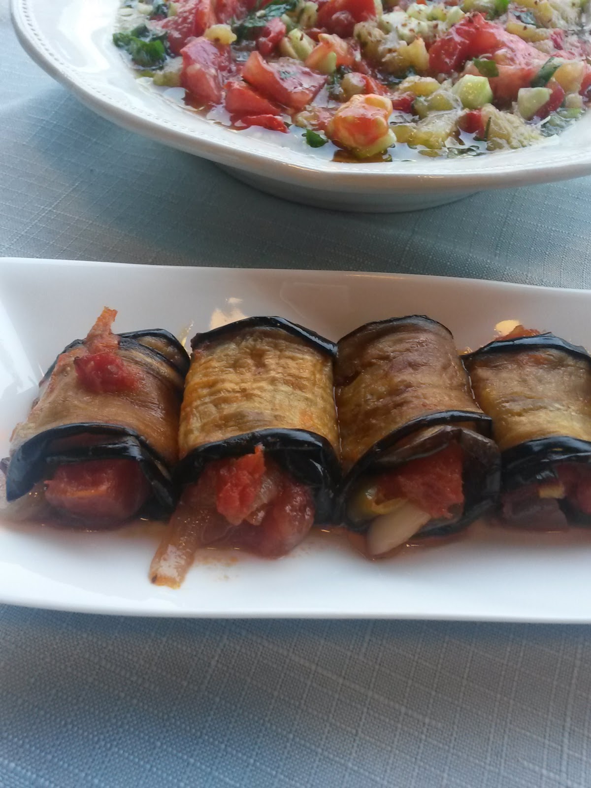 Patlıcan Ruloları Patlıcan Ruloları