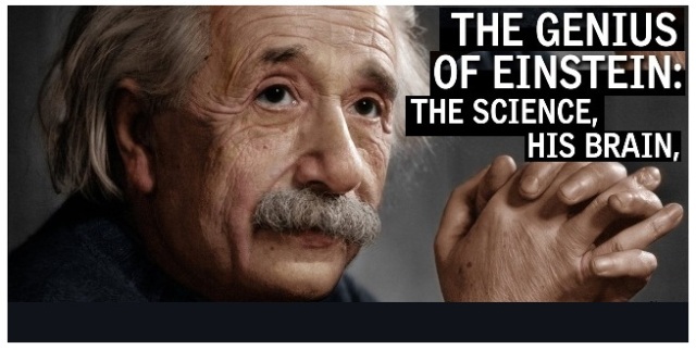 people talking to themselves are geniuses Einstein was too