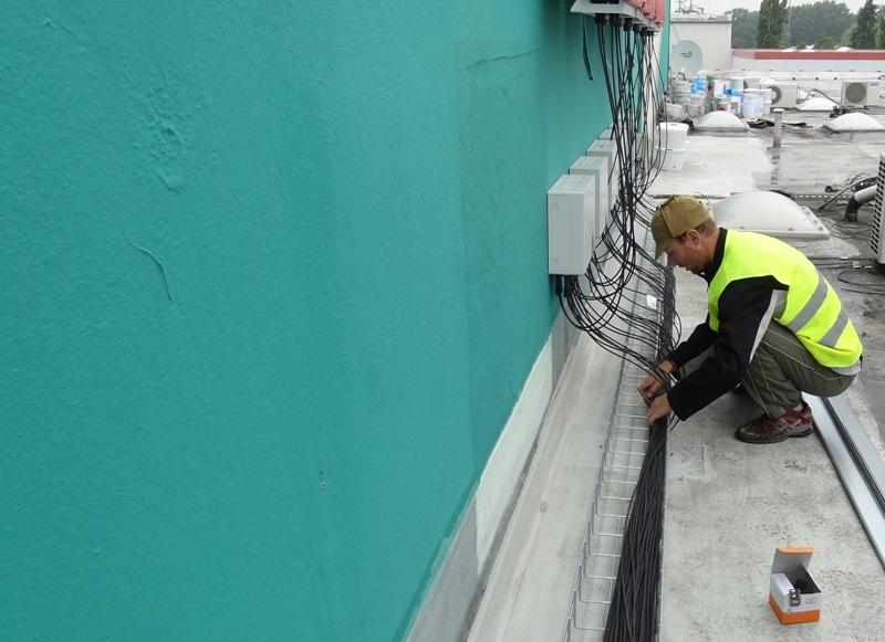 Don't Have Room for Two Cable Rails (DC and AC)? Use a Cable Tray