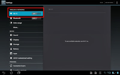 setting proxy wifi android