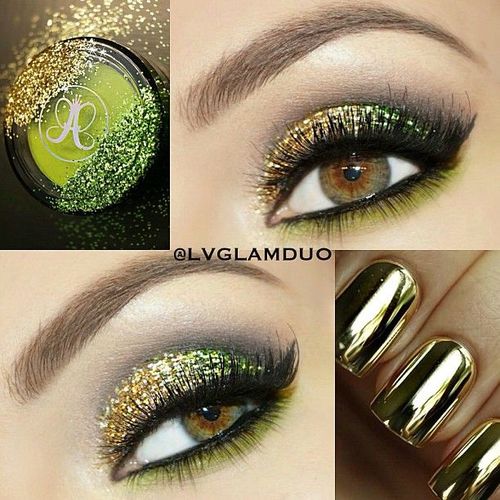 Beautifully Reckless: matching eye shadow & nails