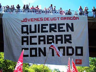 UGT Cantabria a la manifestación 15-S del 2012