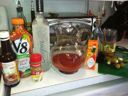 Bloody Mary Ingredients