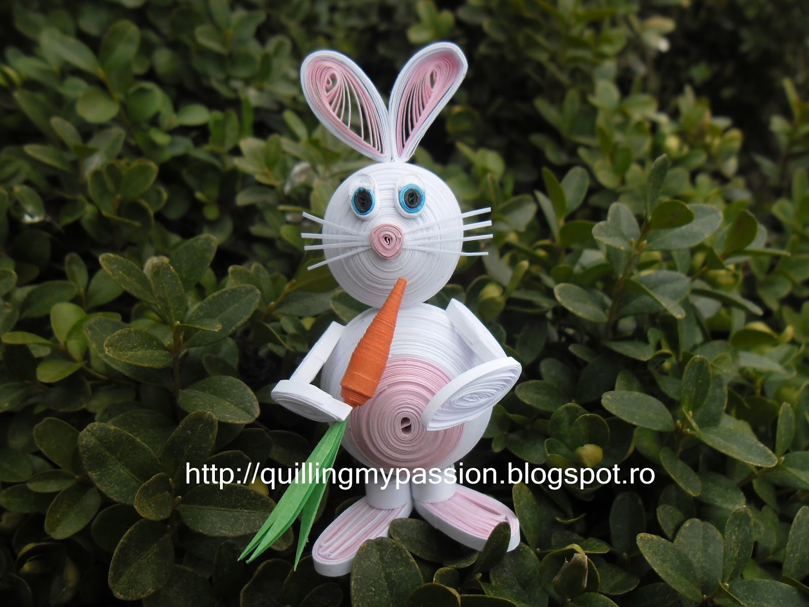 quilling my passion QUILLED BUNNY