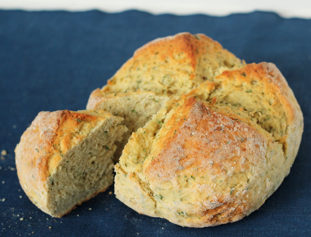 Tried in Blue Random Recipe Wednesday GarlicDill Soda Bread