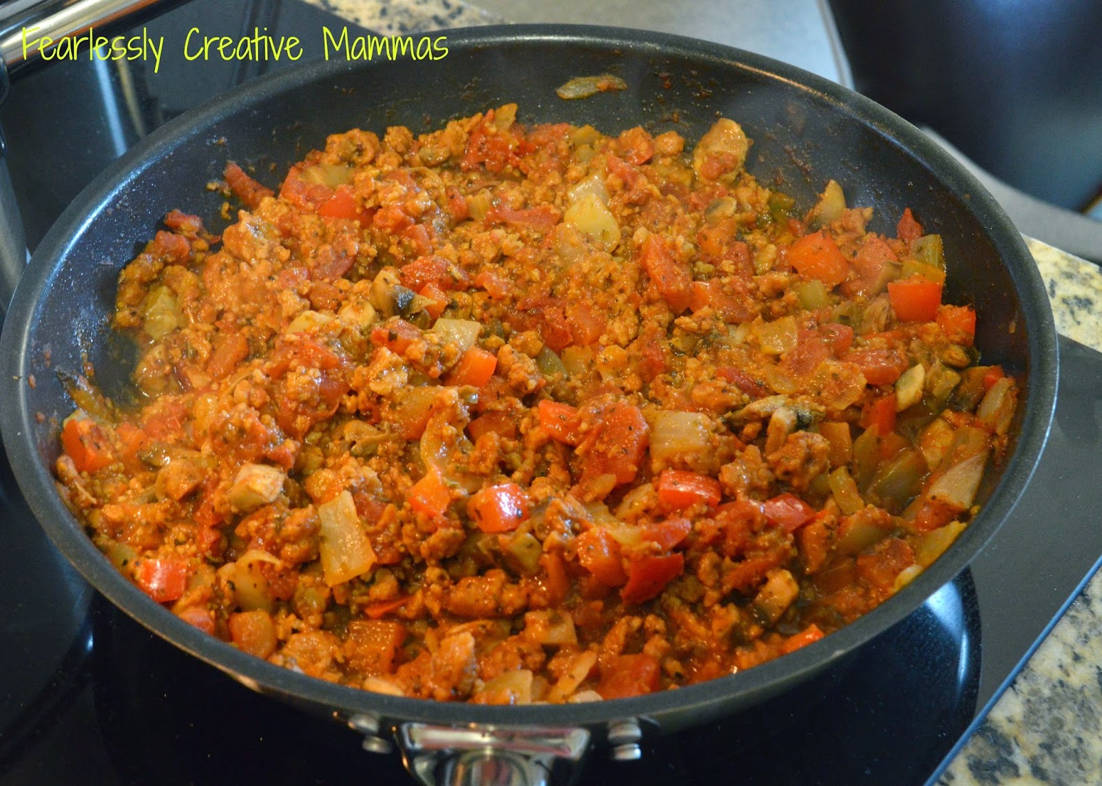 Vegetarian Beefy Crumble Pasta Sauce BeyondMeat Fearlessly Creative