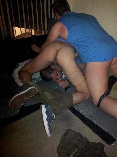 Drunk man and shemale Drunk man and shemale