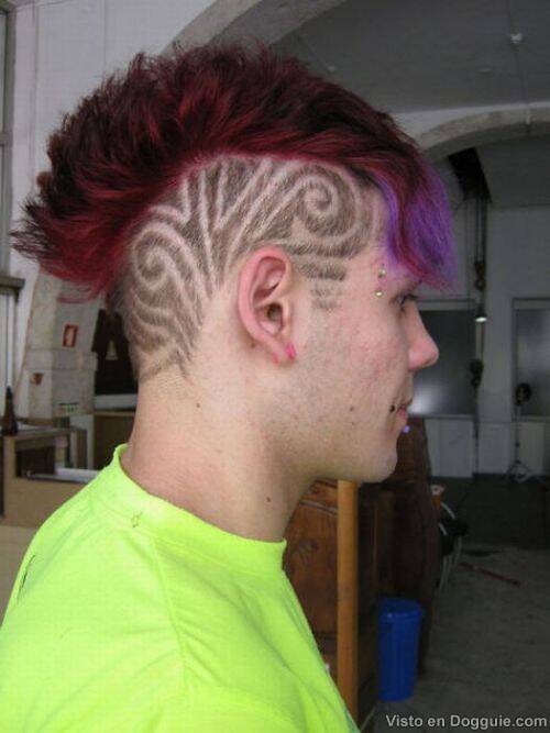 Cortes de pelo raros para hombres Belleza y Estilo