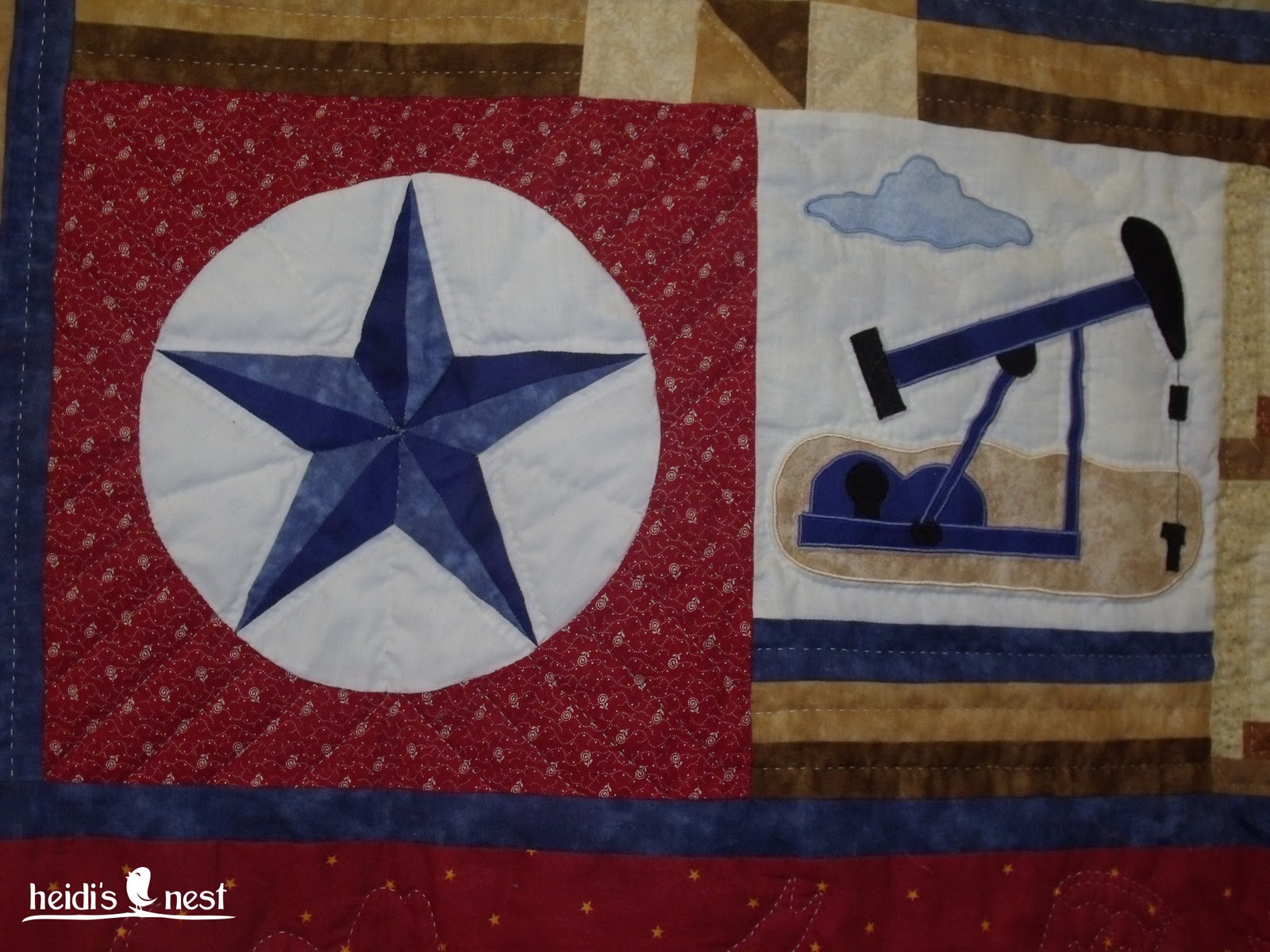 Heidi's Nest Quilts in My Home Texas Quilt
