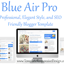 Blue Air Responsive Blogger Template