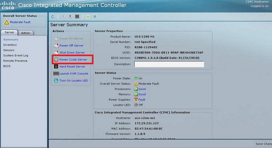 cisco ucs server