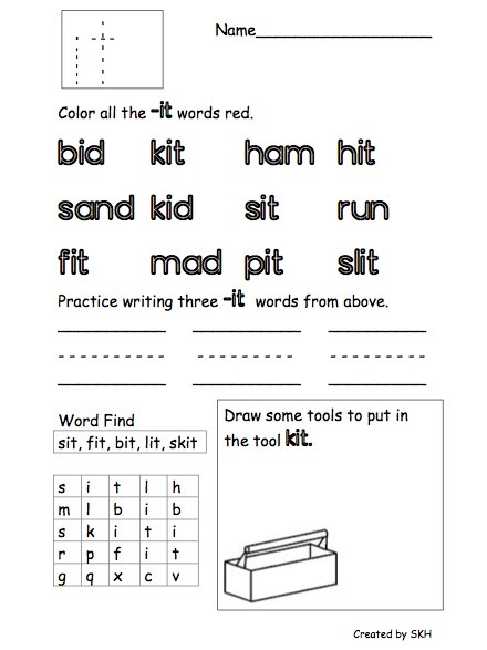 Chicka Chicka Boom Boom, Welcome To My Classroom!: Short /i/ Word Families