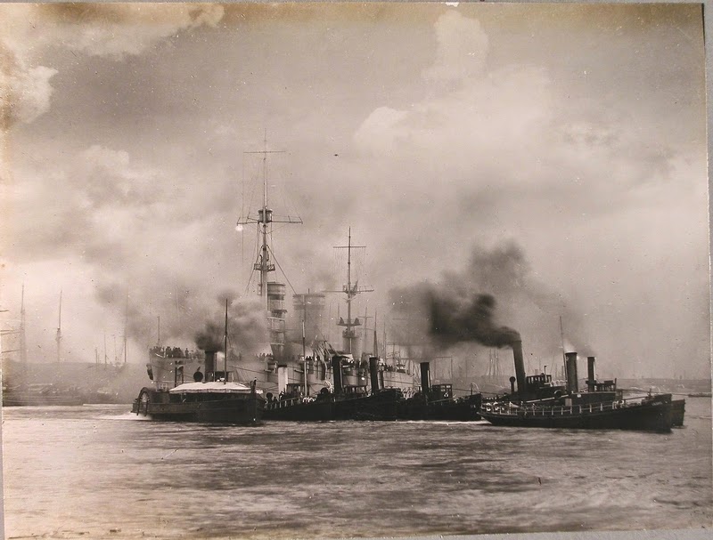 Pictures of Russian Battleship Gangut, 1911 vintage everyday