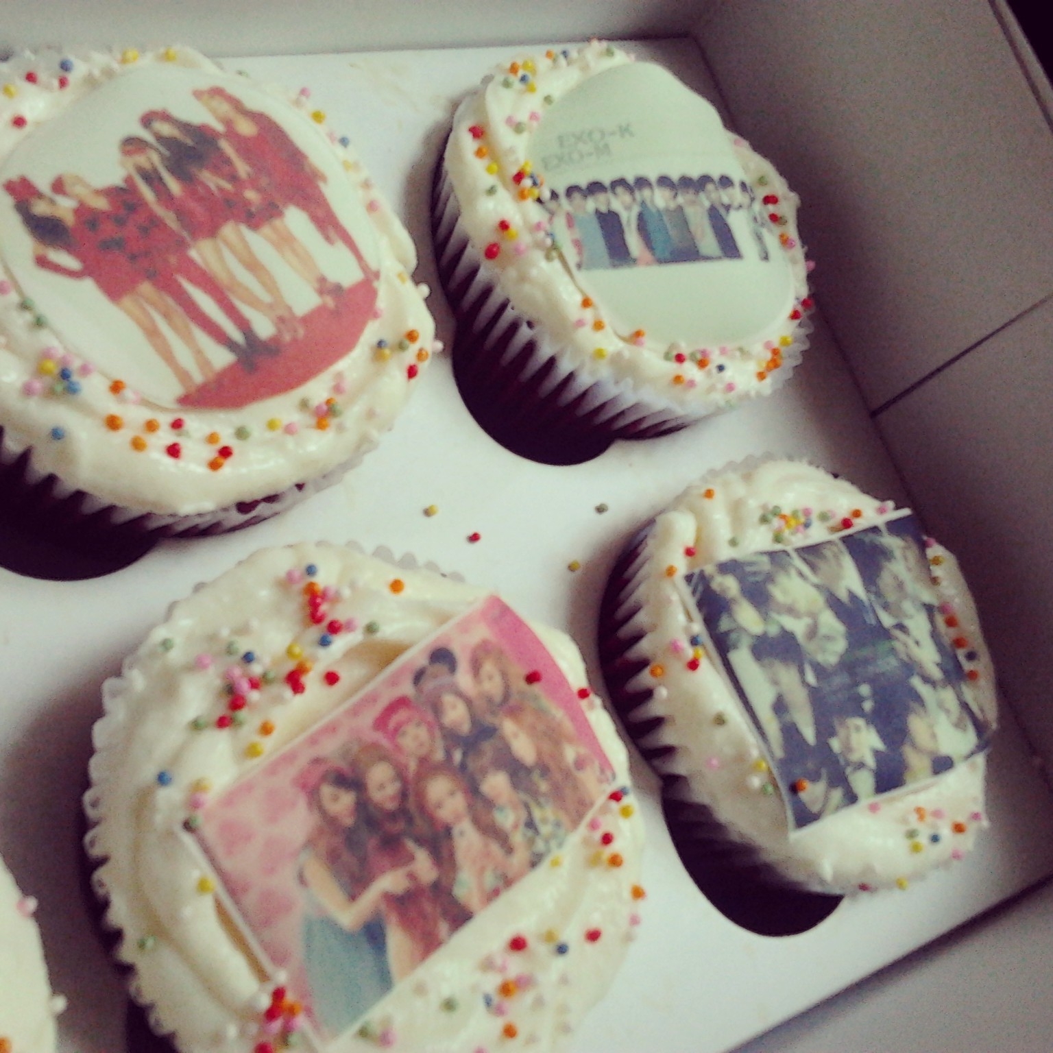 from my kitchen to yours customized cupcakes korean idol