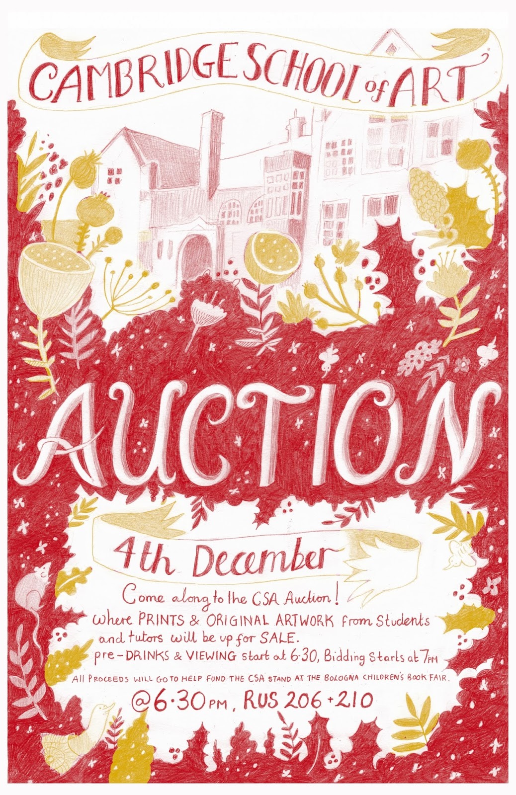 Art in Cambridge Affordable art auction at the Cambridge School of Art