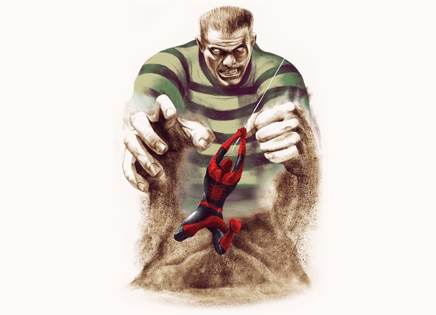 Sandman Vs Spiderman Picture Sandman Vs Spiderman Picture