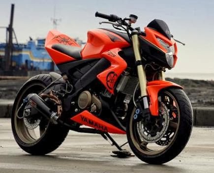 Foto Yamaha Bison Modifikasi Street Fighter
