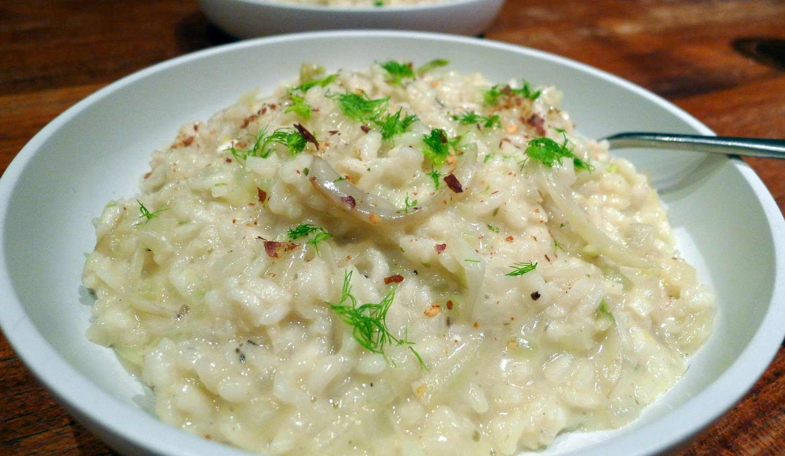 Culinary Adventures in London Fennel & Feta Risotto