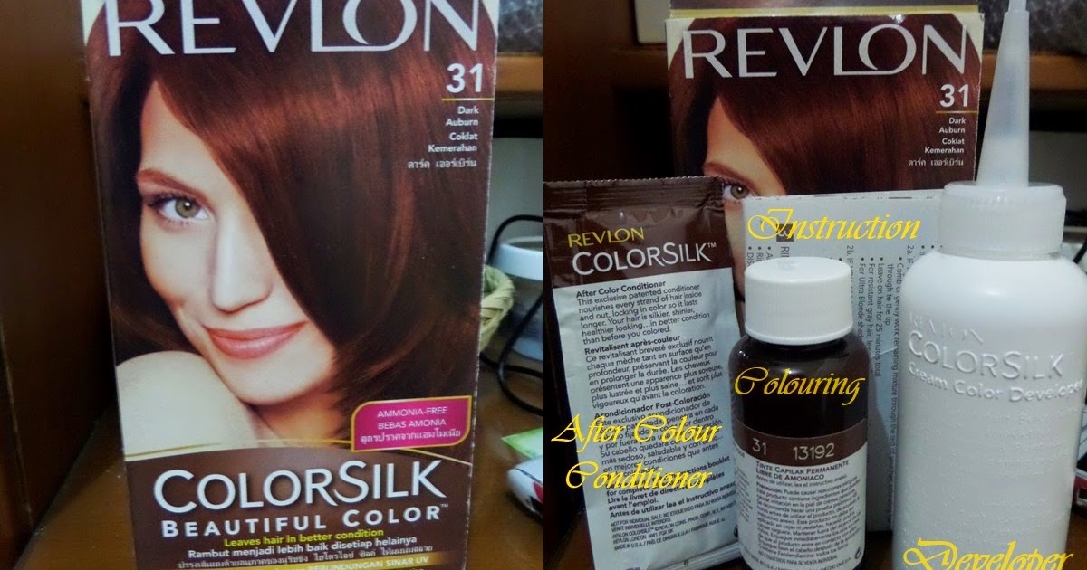 Omeuraisu Review Revlon Color Silk 31 Dark Auburn Hair Dye