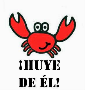 Huye de él