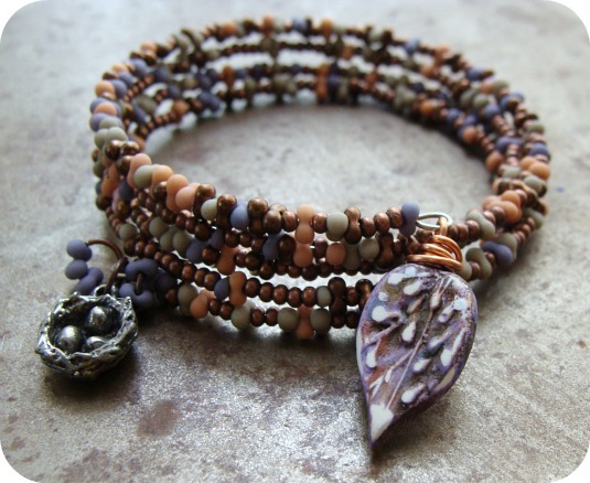 Art Bead Scene Blog: Memory Wire Cuff Bracelets - Free Project