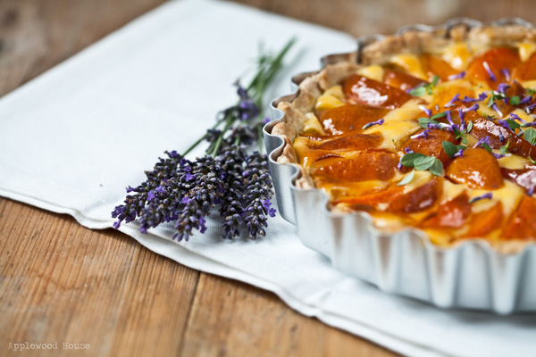 Aprikosen Tarte Lavendel Thymian