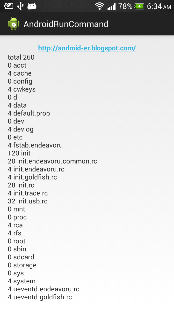 Androider Run Linux command with ProcessBuilder
