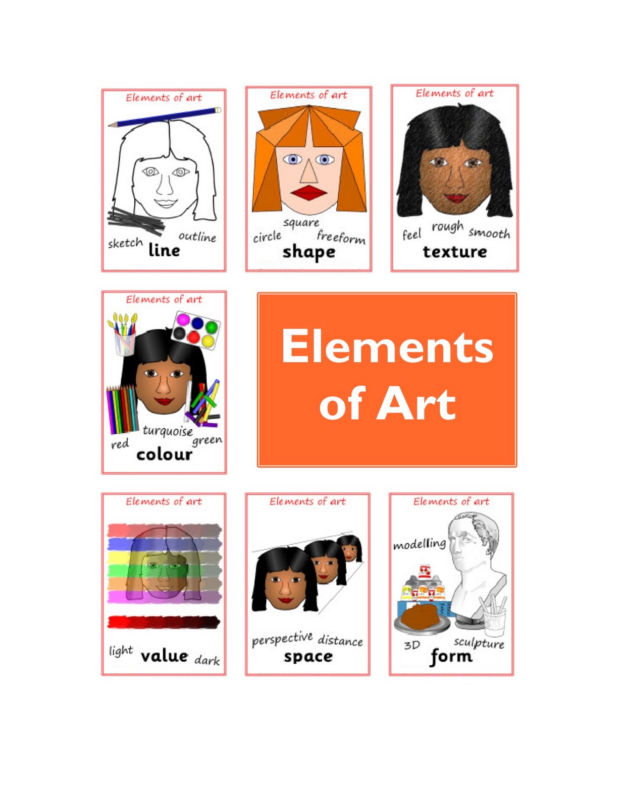 What Are The 6 Elements Of Art : Making our mark the elements of art